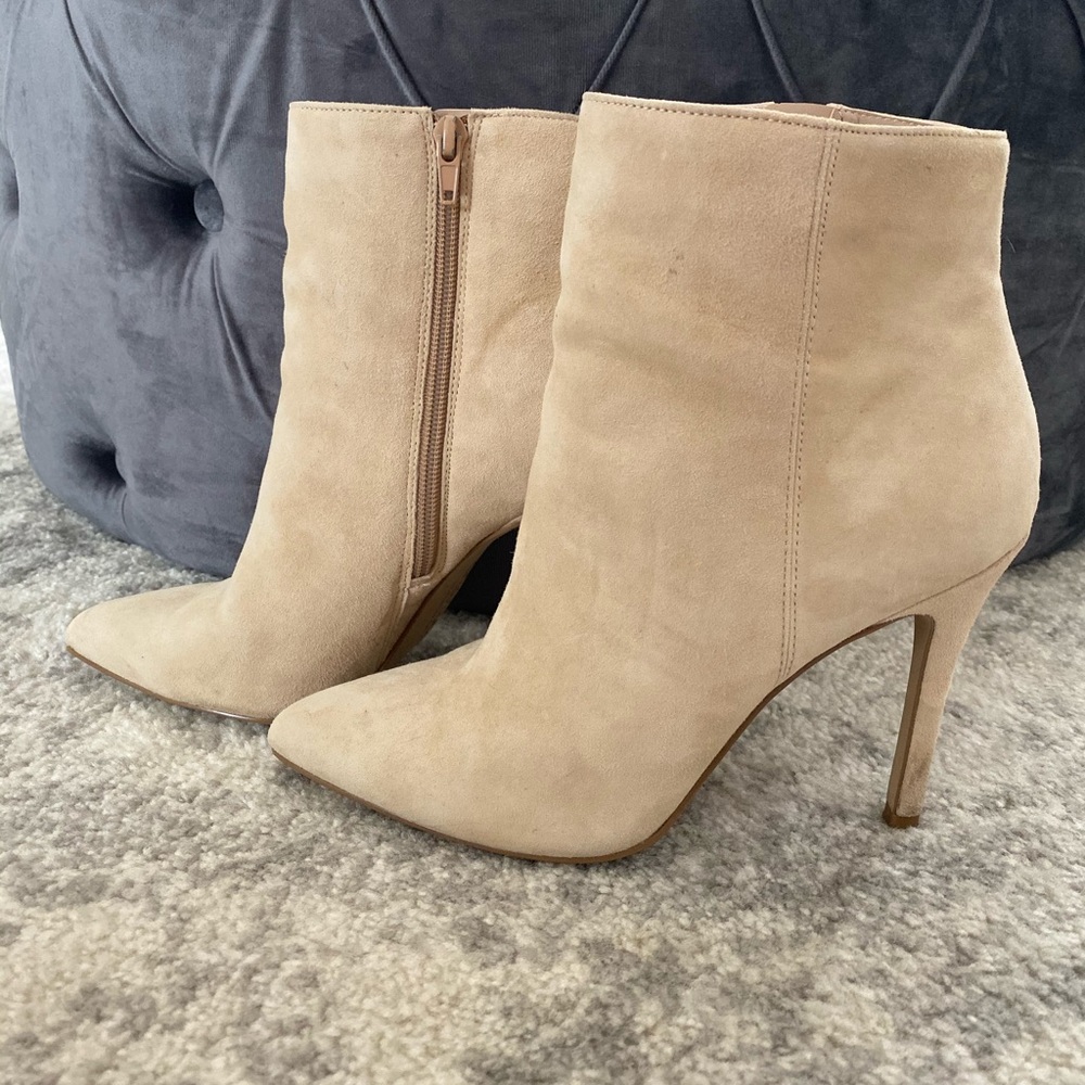 Charles David Suede Boots Size 8